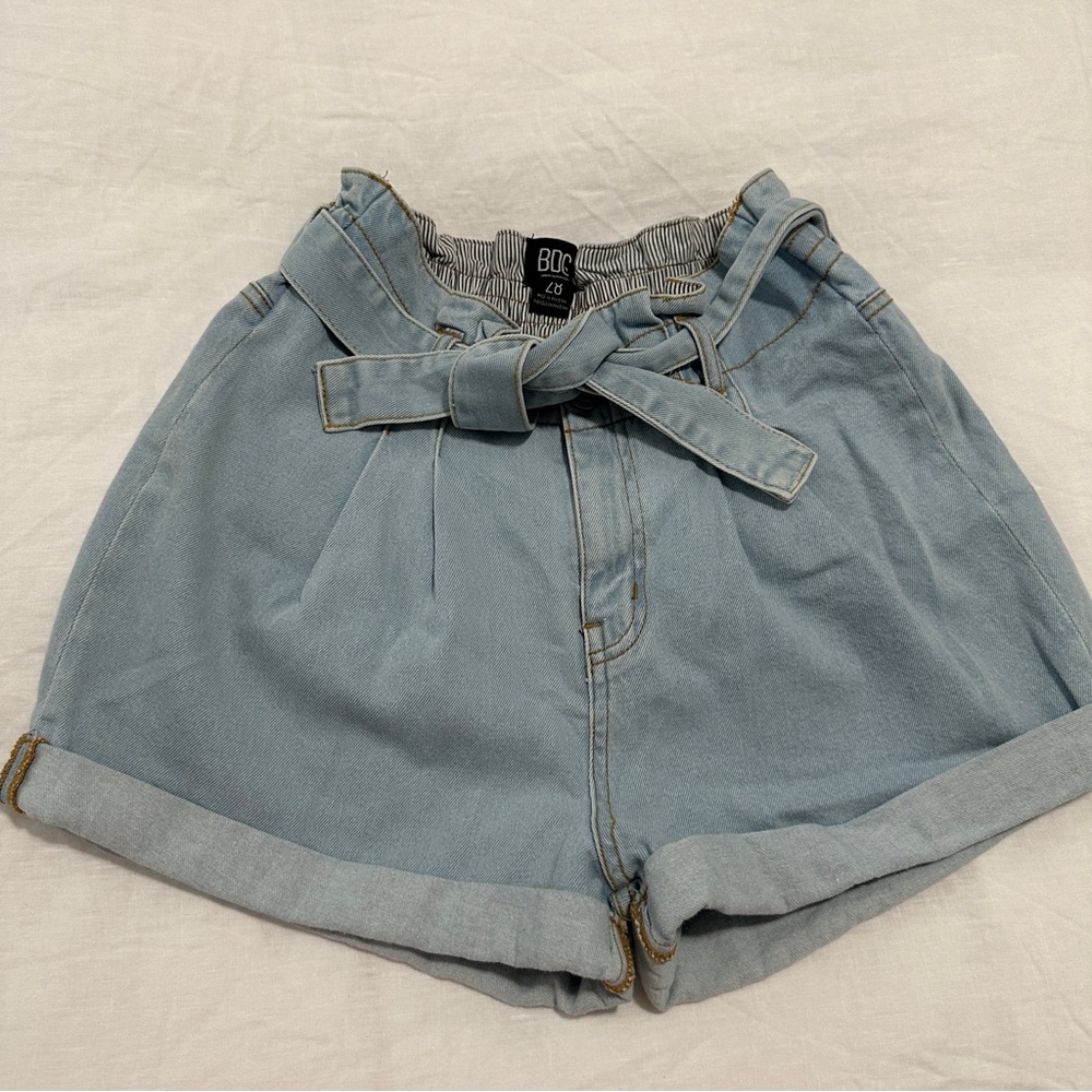 BDG Light Blue Denim Shorts